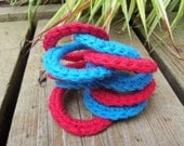 Infinity Cat Toy in Blue and Red