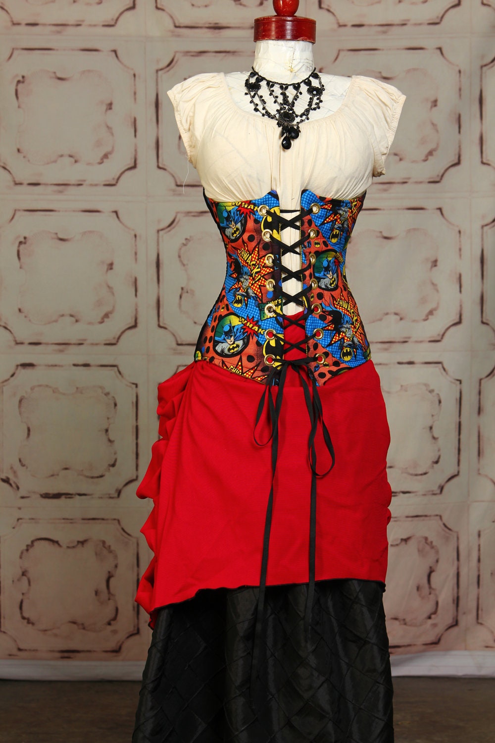 HALF PRICE-Waist 40 to 42 Batman Comic-Con Corset