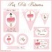 Ballerina Peg Doll Party - Personalised Food Signs x 5