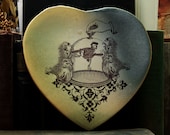 Decorative Heart Plate - Love Birds