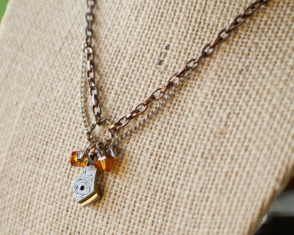 Sepia Steampunk Necklace