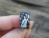 La Naïade Spring Nymph  Shrink Plastic Graphic Ring
