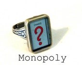 Vintage Typewriter  Ring  Question Mark