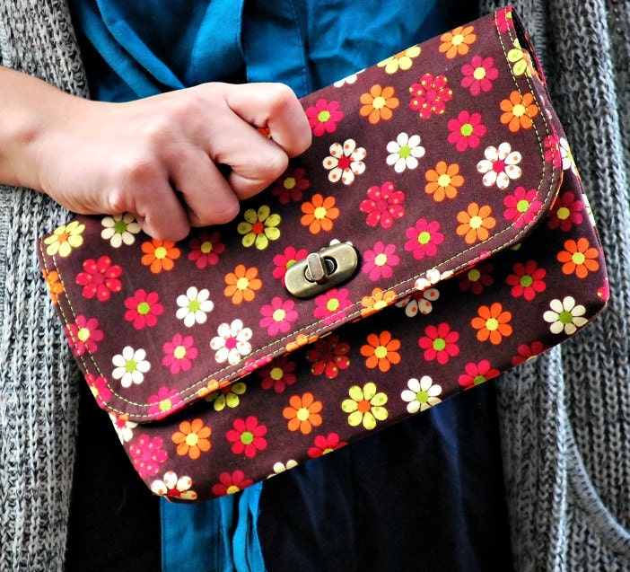 Mini Clutch -Spring Flowers SALE