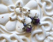 New - Sugar Plum Fairies - Candy Jade and Crystal Earrings