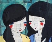 Kinship - A4 reproduction fashion portrait print