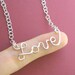 Love necklace - all sterling silver (American Cancer Foundation donation)