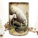 Holiday Lamb Candle Holder Lighting great for your Pillar Candles, Luminary, Illuminated Art Candle Holder