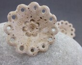 Rustic Lacy Stoneware Buttons