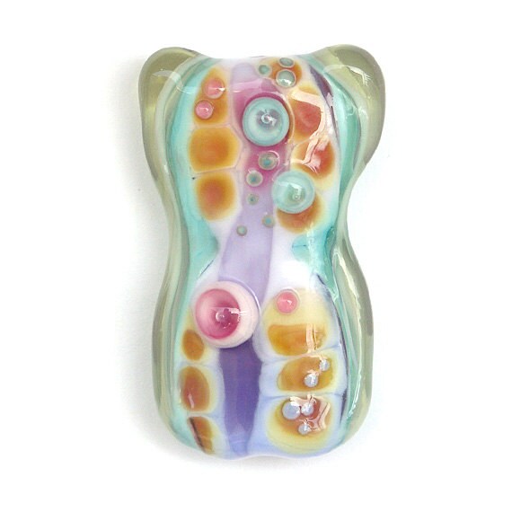 Dawn - Handmade Lampwork Glass Focal Bead by Sarah Hornik