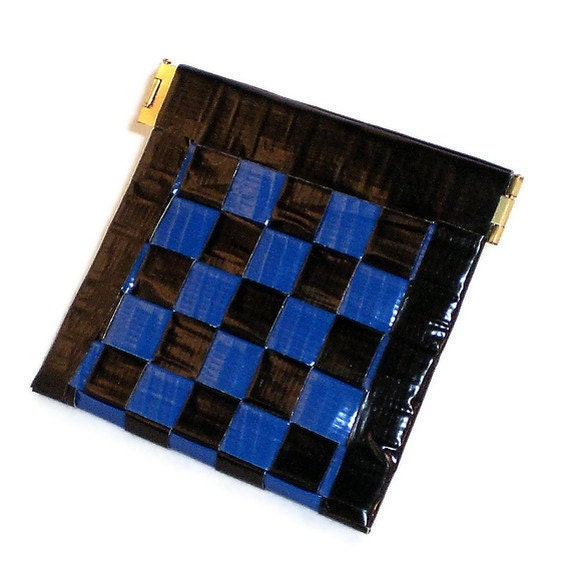 Duct Tape Coin Purse - Blue & Black