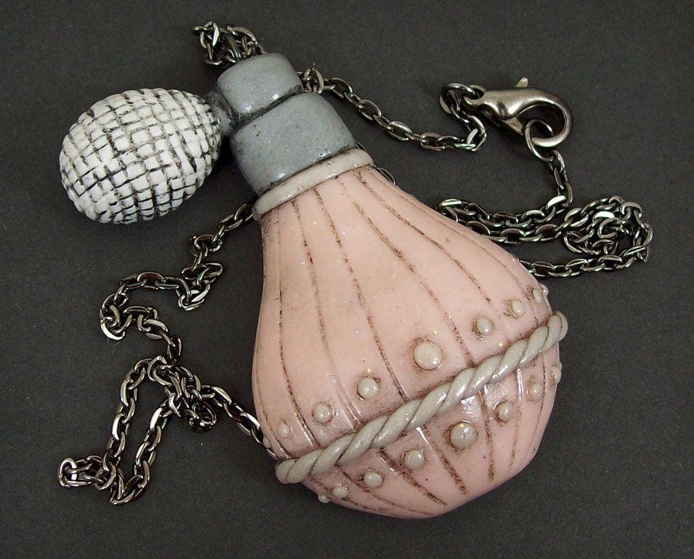 Pink Perfume Necklace