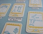 Intuitive Card Reading "9-Card Arrow Spread" with Golden Moth Cards - divination / fortune telling / symbolism / tarot / intuition