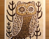 nightowl- gold- 8x10