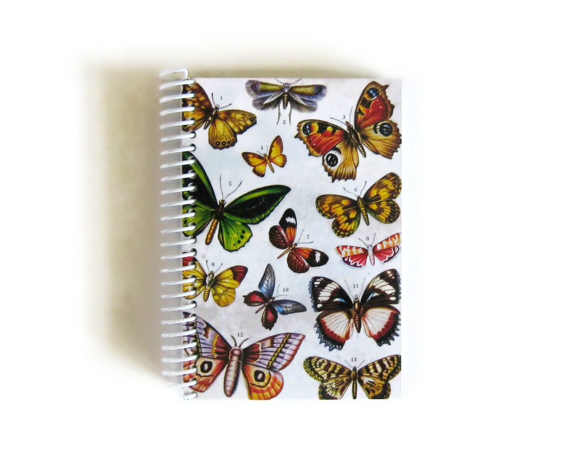 Butterflies - Notebook Spiral Bound - 4 x 6