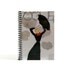 Woman with Umbrella on a Rainy Day - Spiral Bound Notebook - 4 x 6