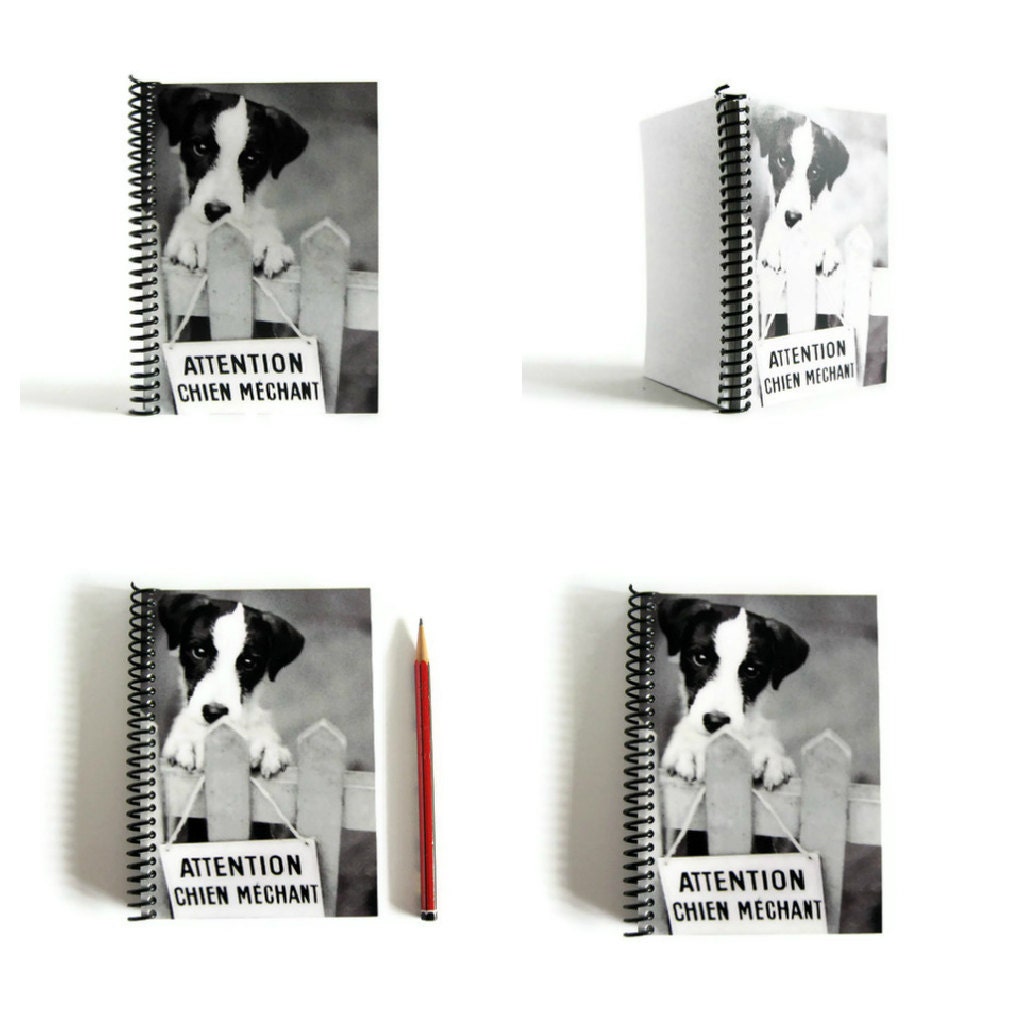 Beware of Dog - Notebook Spiral Bound - 4 x 6 in