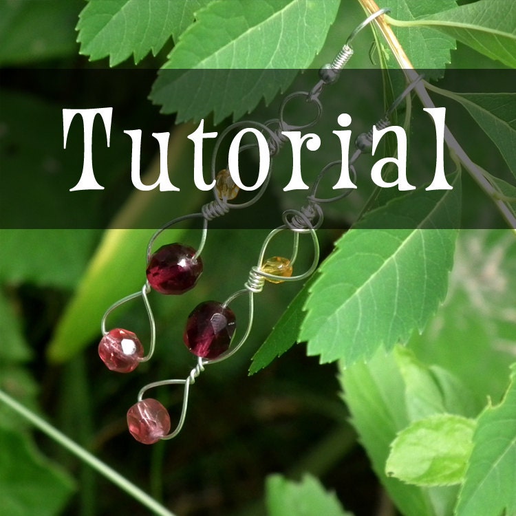 TUTORIAL: Simple Twisted Earrings (Wire-Wrapped Earring Instructions)
