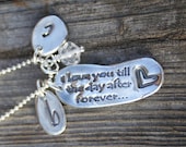 Rustic Silver Necklace Collection - I Love You
