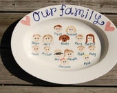 Personalized Family Platter - For Grandparents, Mothers, Families