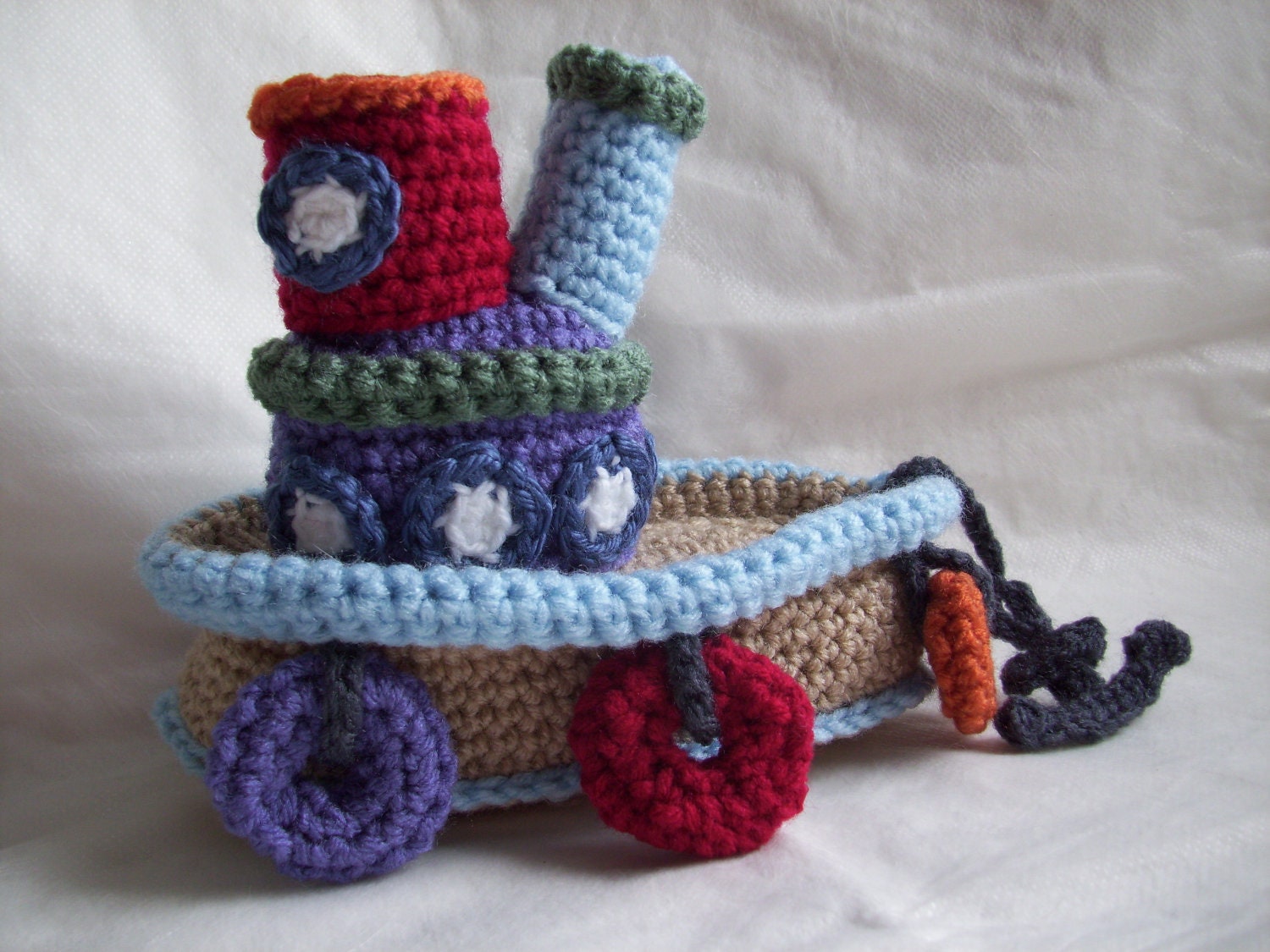 Crochet Tug Boat...PDF Pattern