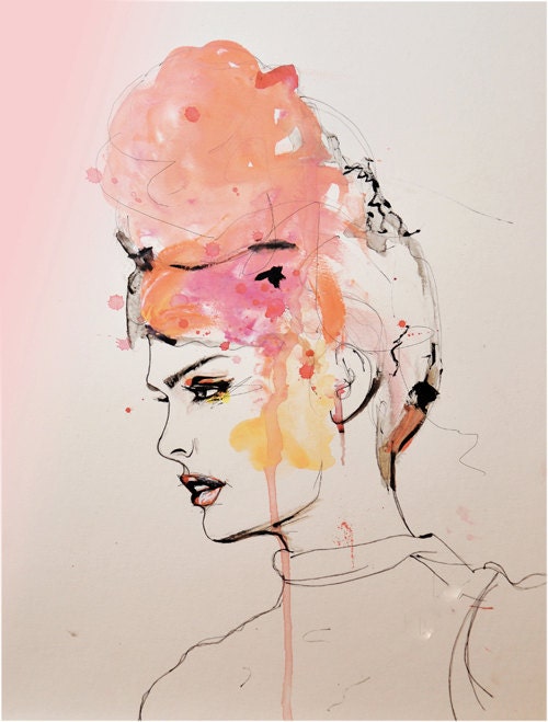 Insouciant  - Fashion Illustration Art Print