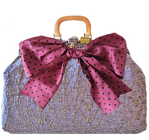 lavender carpetbag