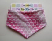 Dribble Bib - Pink Lovehearts