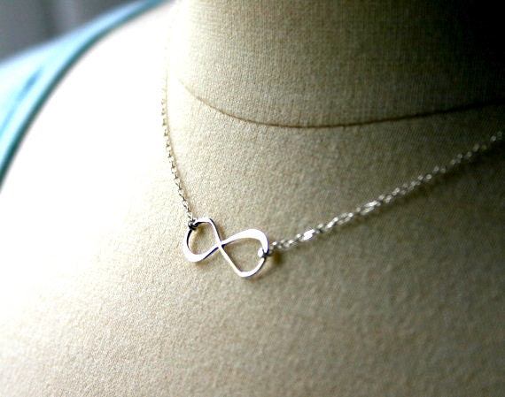 Sterling silver Infinity necklace