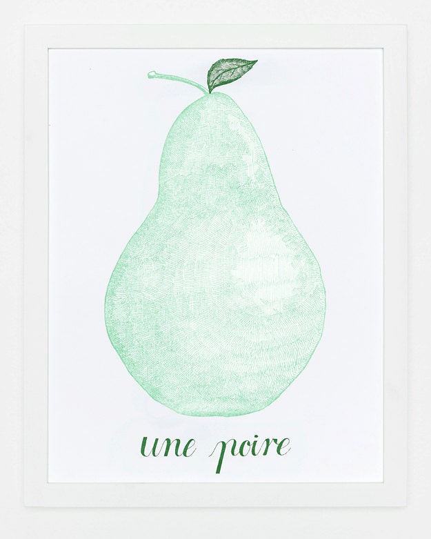 Une Poire Print