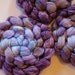 Roving for spinning 50/50 hand dyed silk merino gradient roving 2ozs