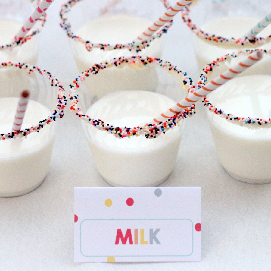SPRINKLED WITH LOVE printable ensemble for a birthday party, baby shower or baby 'sprinkle'