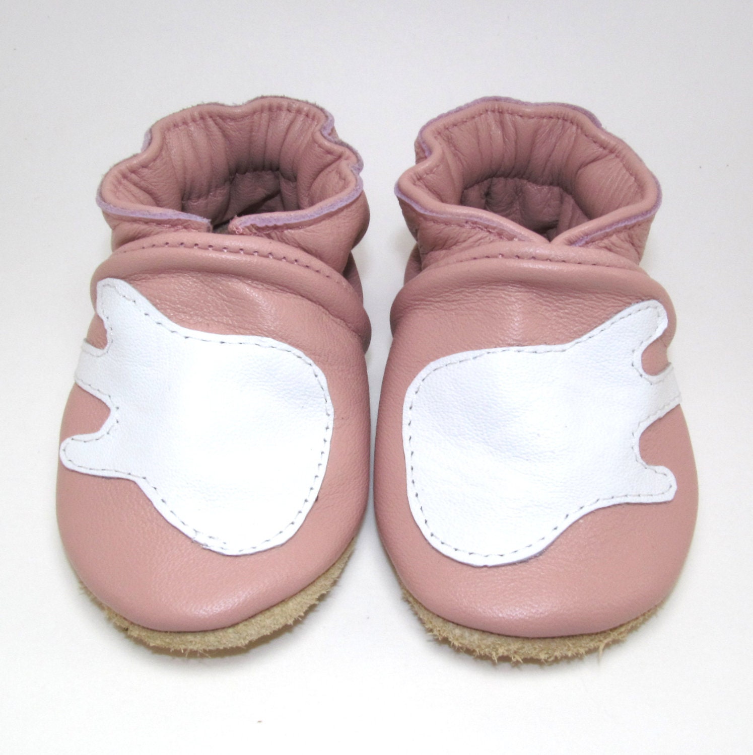 Soft Sole Pink Leather Guitar Baby Shoes 0 to 6 Month