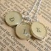 Mother Monogram Necklace with Three Initials