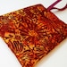 5" x 7" Double Pocket Wet Bag - Sunset Batik