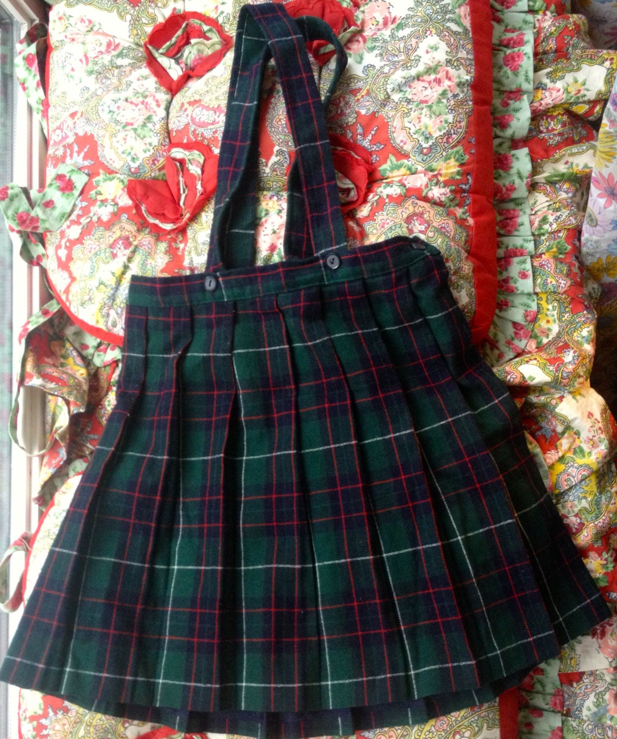 60s Wool Skirt Girls 4/5
