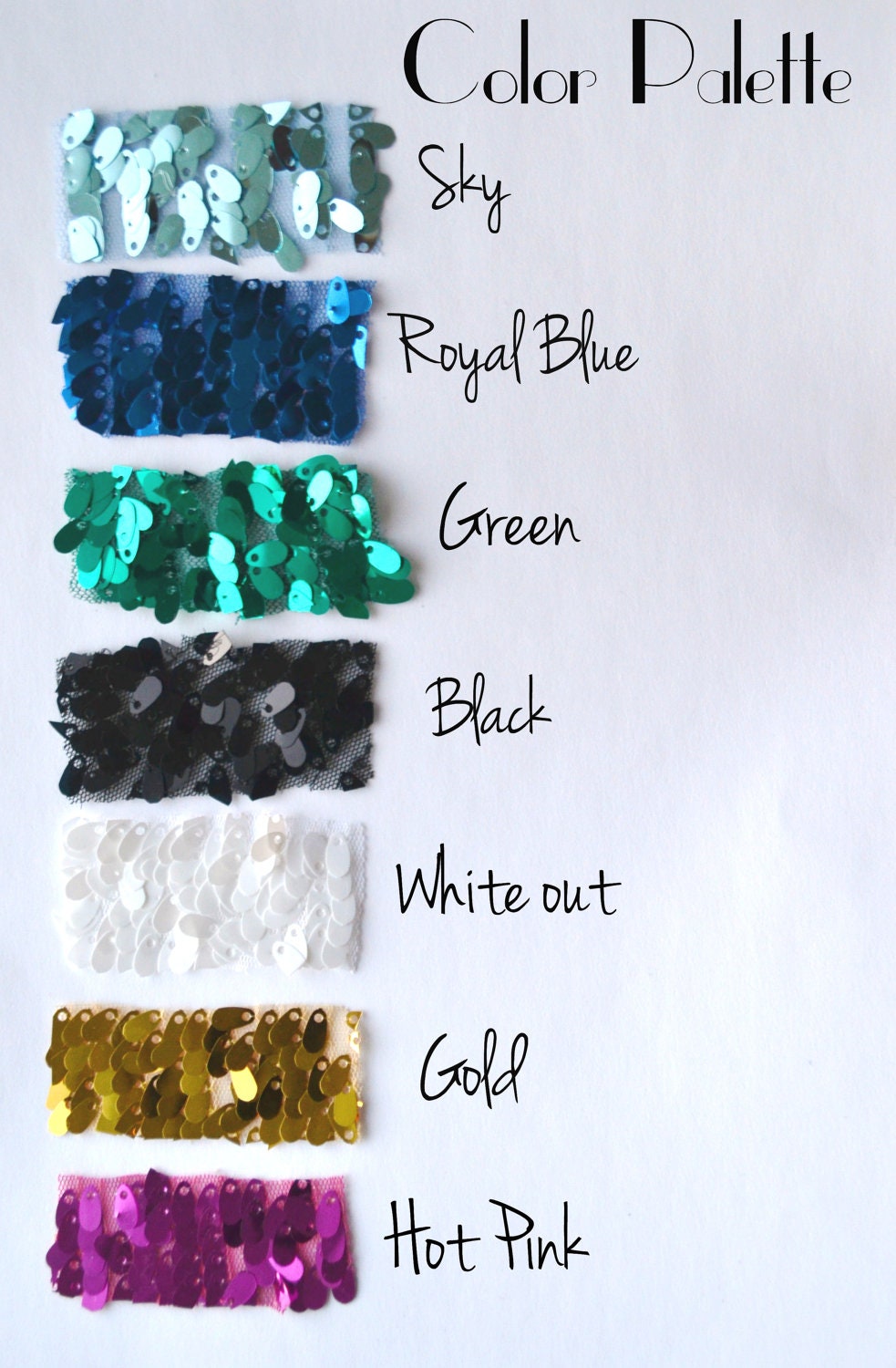 Ruffle Front Sequin Pencil Skirt