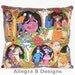 ON SALE Clearance Day of the Dead Vida de los Muertos Pillow Rockabilly Home Decor