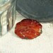Antique Carved Carnelian Pin
