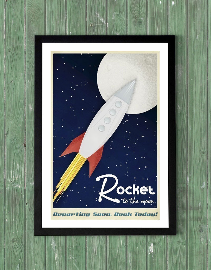 Rocket to the Moon Poster