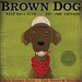 Brown Dog Chicago White Sox Baseball Club vintage style artwork on canvas 12 x 12 by stephen fowler