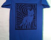 Organic Lone Wolf Midnight Blue Nightshirt