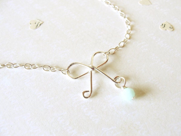 Sterling Silver Bow Necklace - The Sweetest Thing