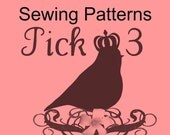 Great Value WHIMSY COUTURE pick 3 Sewing Patterns Tutorials Ebooks PDF