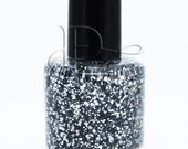 Cookies & Cream Nail Polish Custom-Blended Glitter - Large Bottle - 15ml