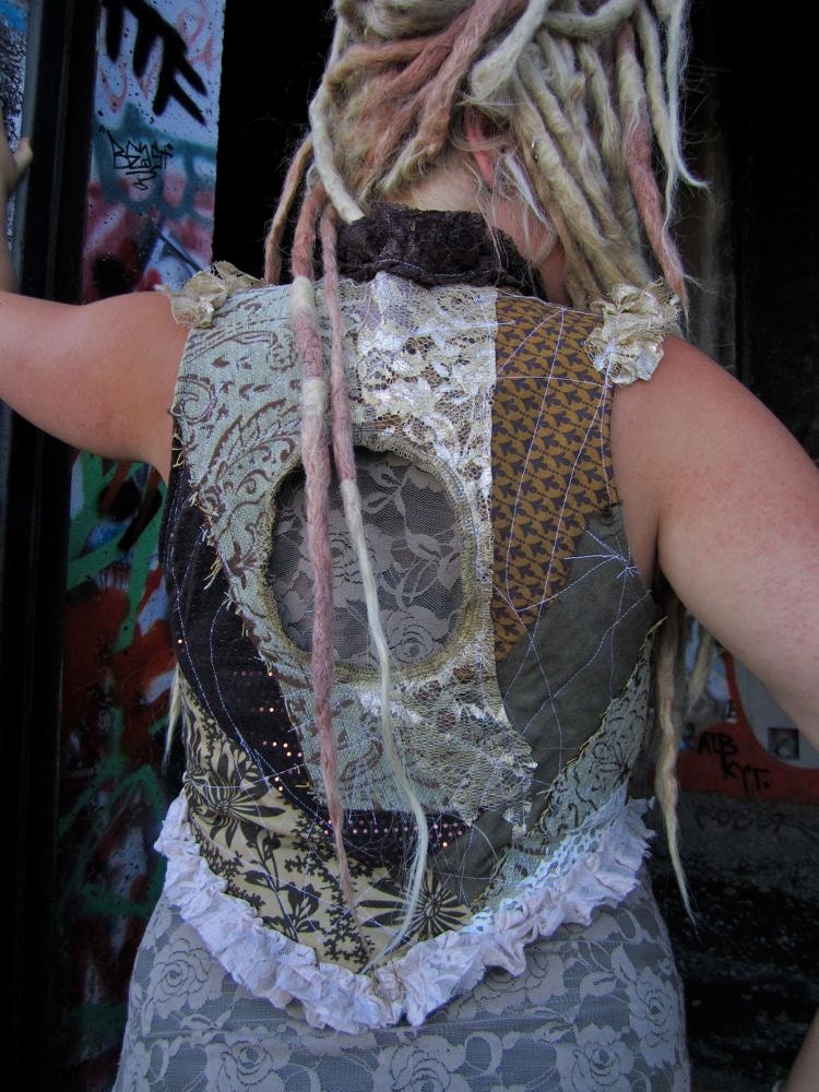 SALE Urban Tribal Pixie Tattered Vest