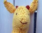 knitted plush soft giraffe