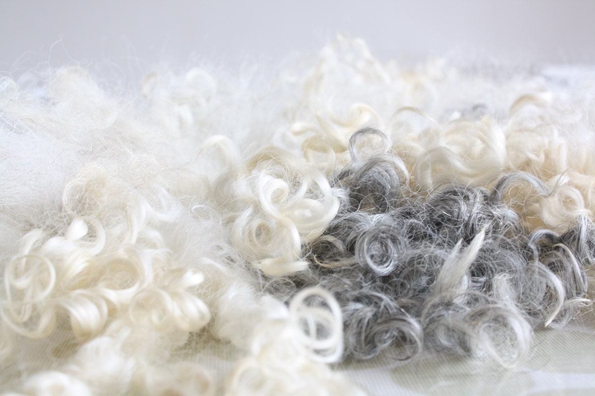 Raw woll wallhanging felted