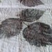 Naturally dyed silk fabric hand dyed and printed patchwork quilt fibre art wall piece