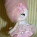 Cotton Candy Paper Mache OOAK Art Doll